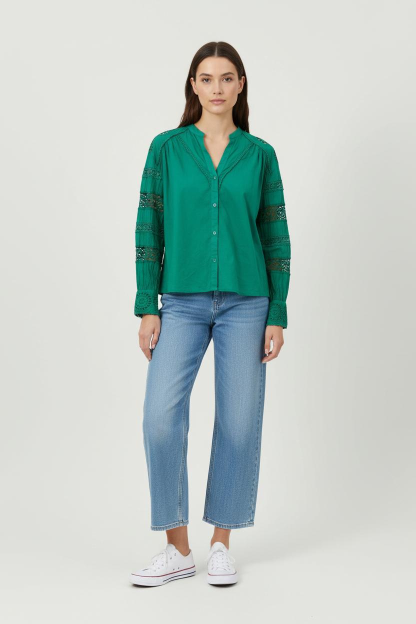 Blouse Verte - Taille XS/34