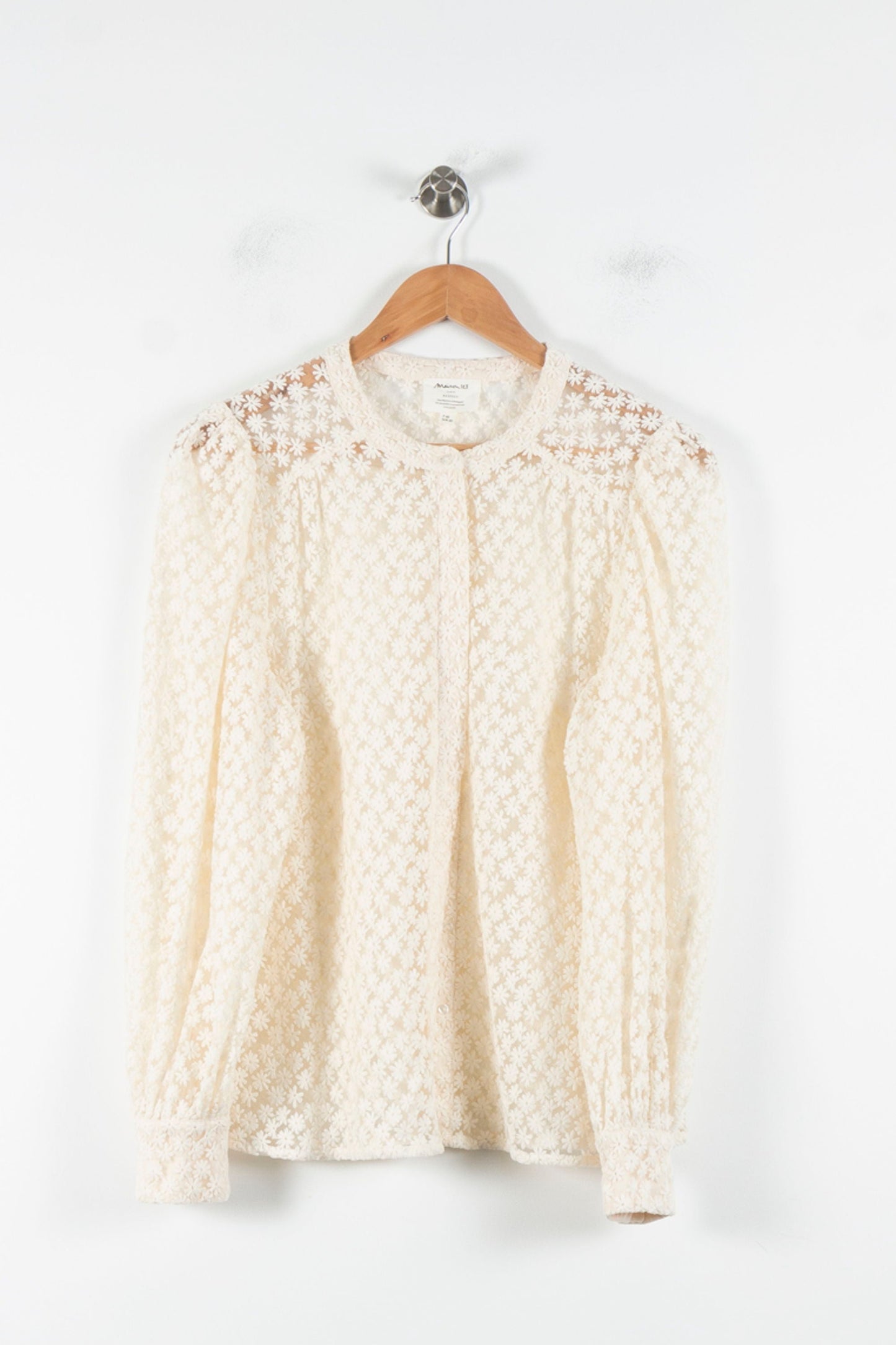 Blouse Dentelle Beige - Taille XL/42