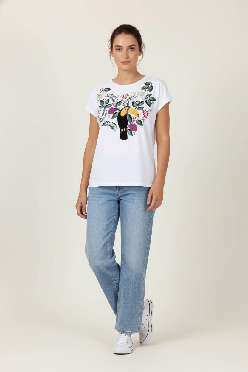 Tee-shirt Blanc - Taille M/38