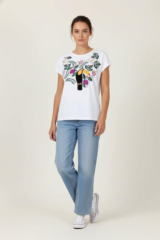 Tee-shirt Blanc - Taille M/38