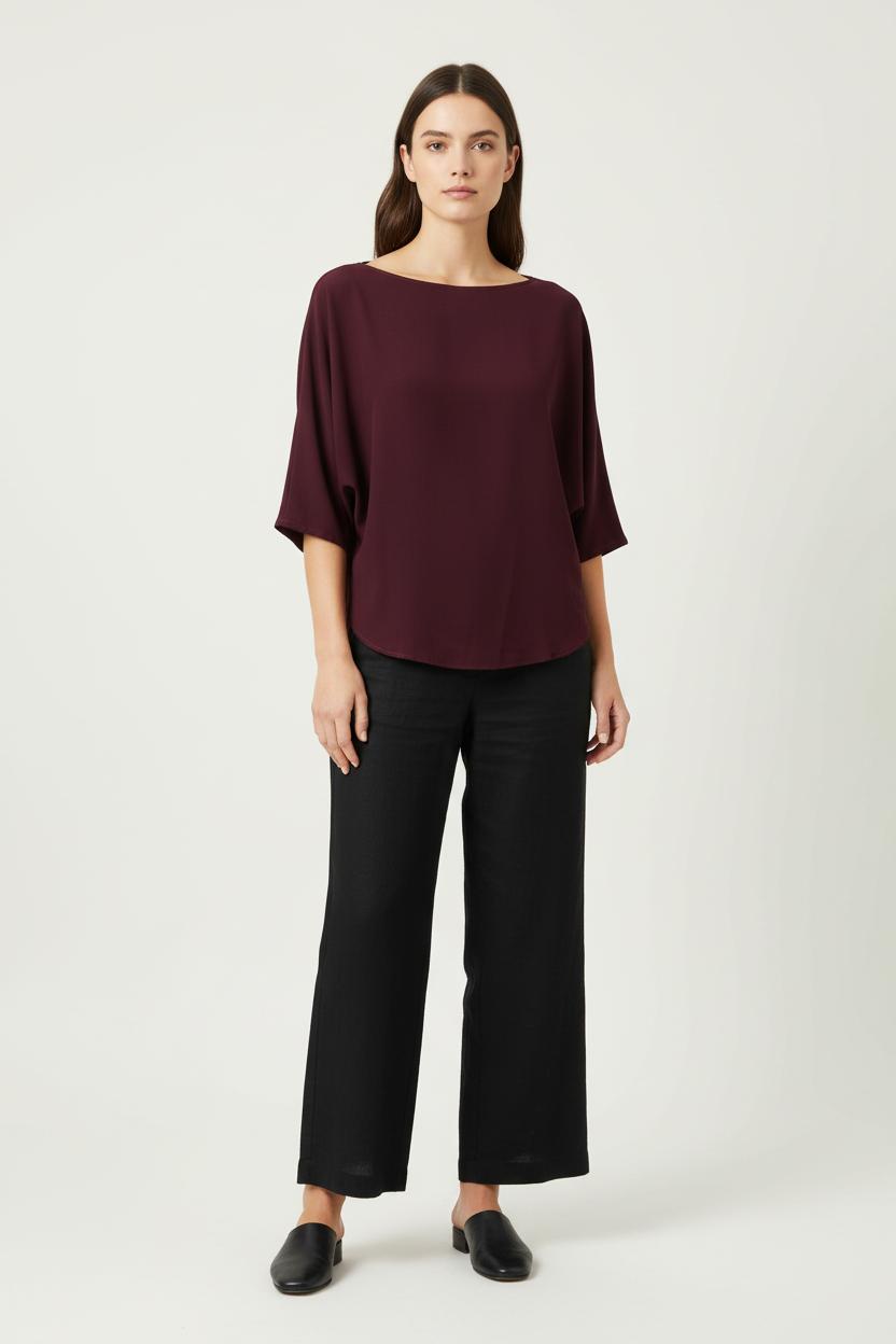 Blouse Bordeaux - Taille XS/34