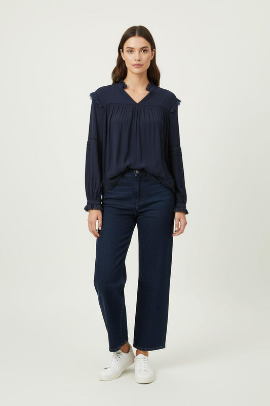 Blouse Bleue - Taille S/36