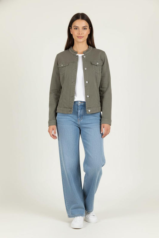 Veste en Jean Verte - Taille XXL/44