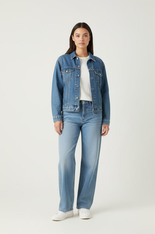 Gilet En Jean Bleue - Taille L/40