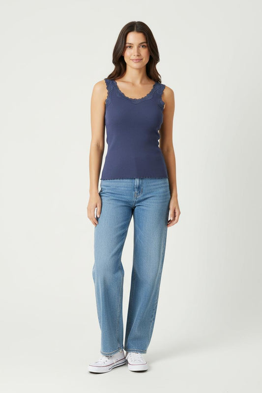 Débardeur Bleu - Taille XS/34