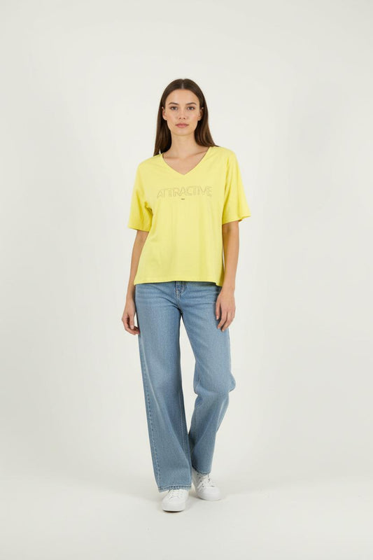 Tee-shirt Jaune - Taille M/38