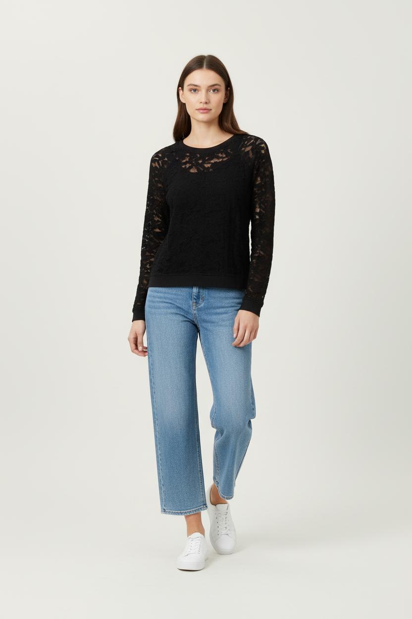 Pull Noir - Taille M/38