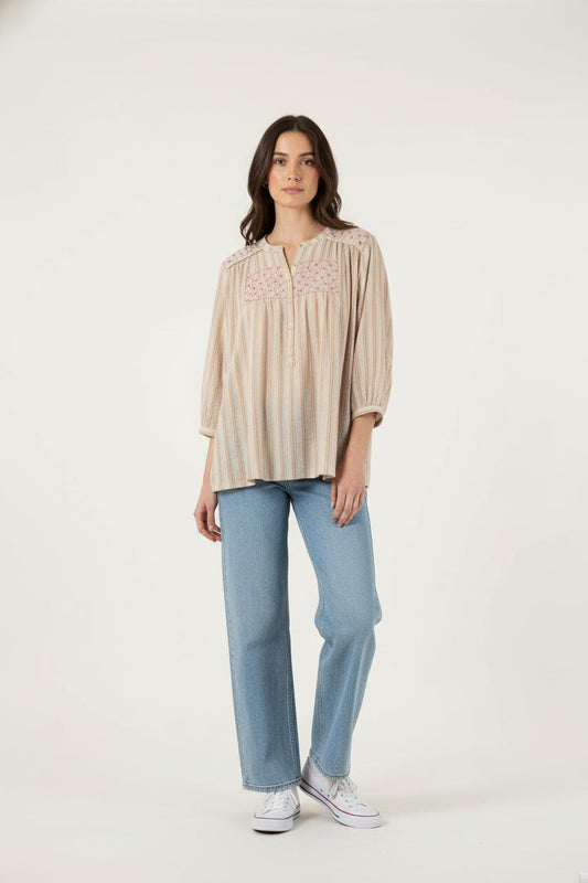 Blouse multicolore - Taille M/38