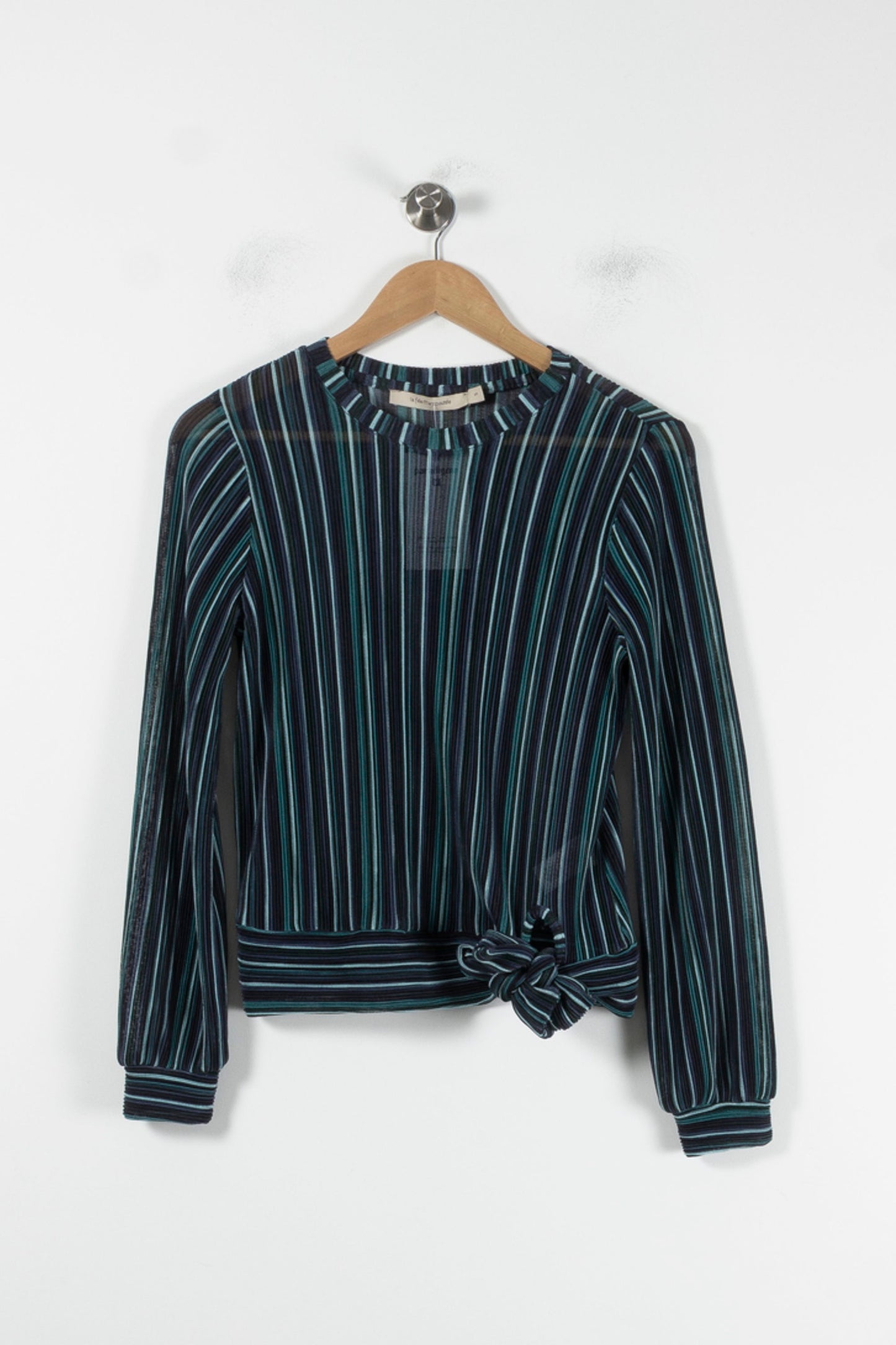 Blouse Bleu et Noir - Taille S/36