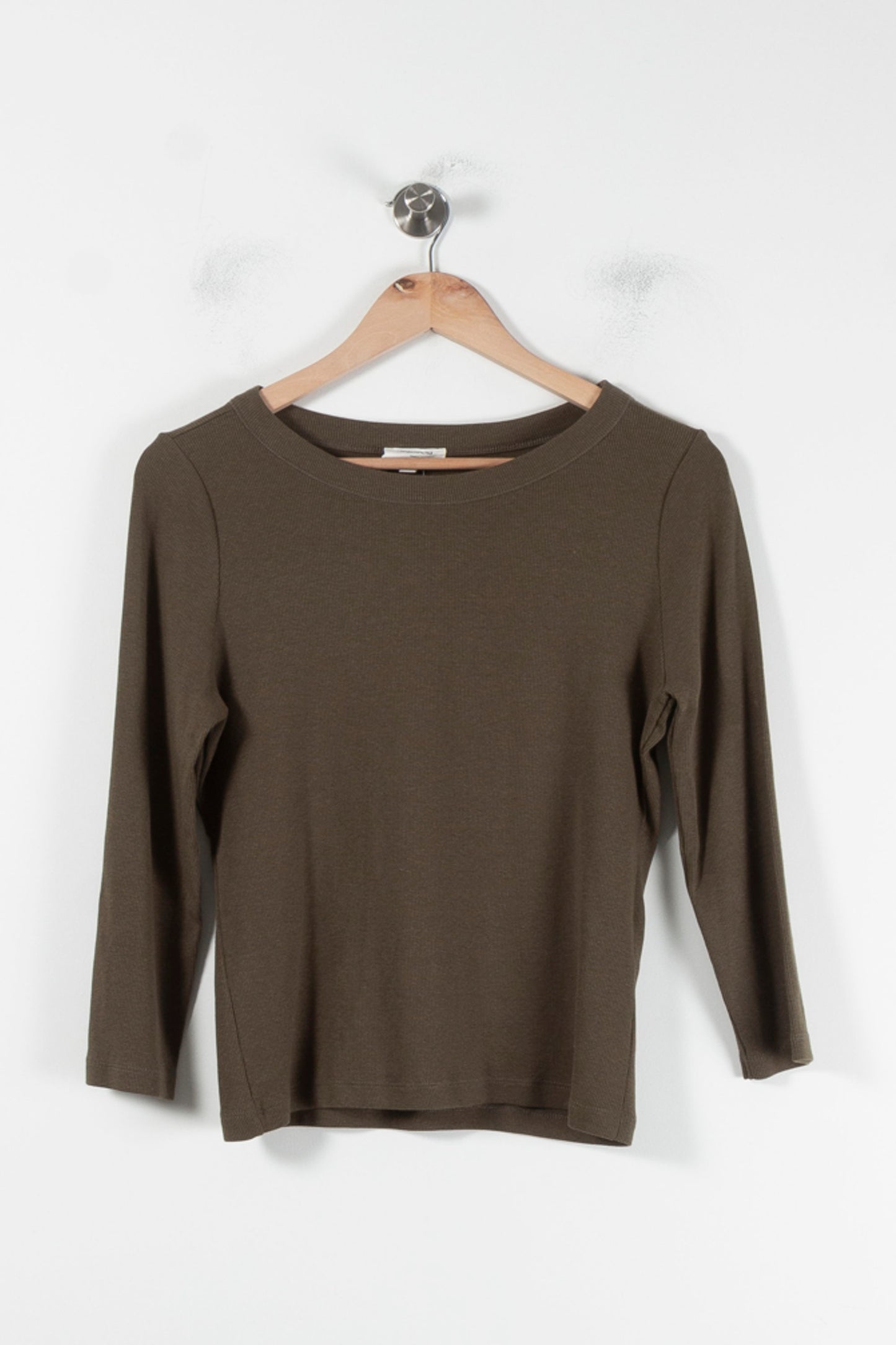 Tee-shirt Manches Longues Vert - Taille M/38