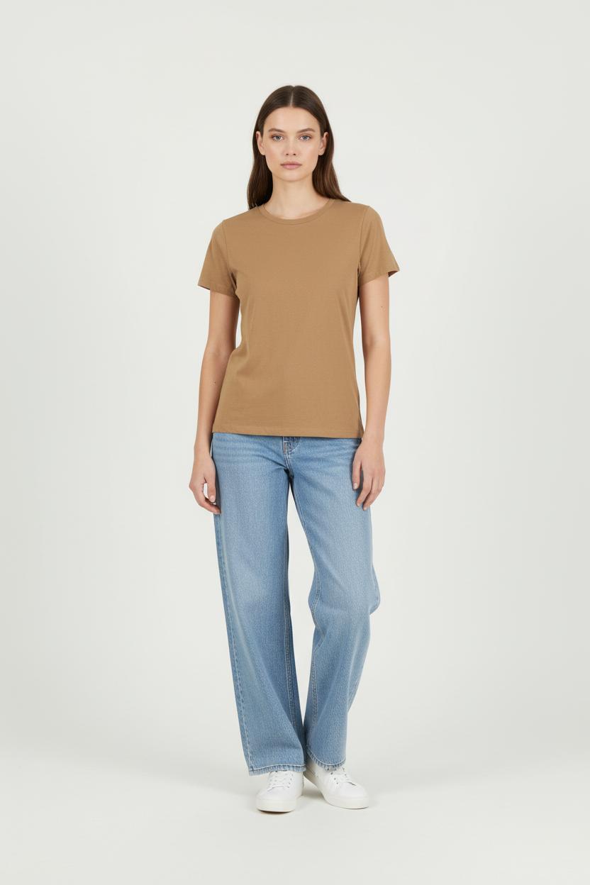 Tee-shirt Marron - Taille S/36