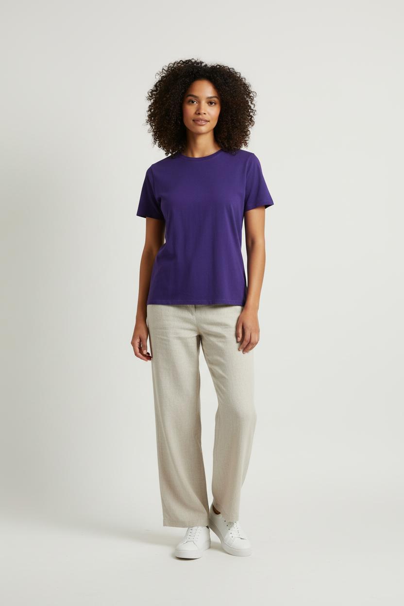 Tee-shirt Violet - Taille S/36