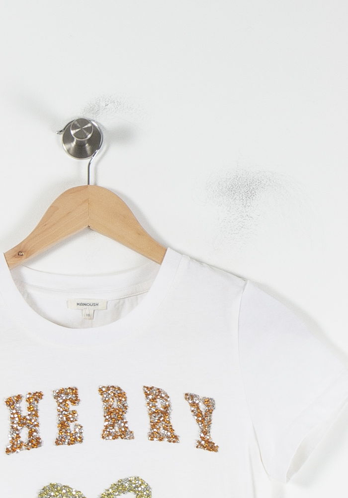 Tee-shirt Blanc - Taille XS/34