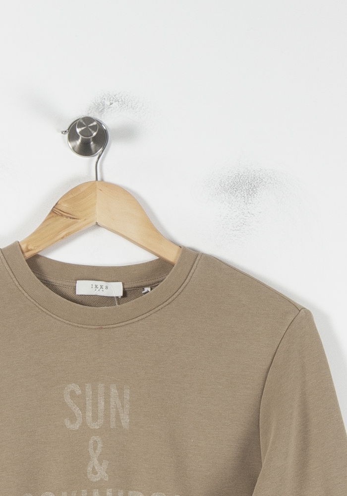 Sweat-shirt beige - Taille S/36