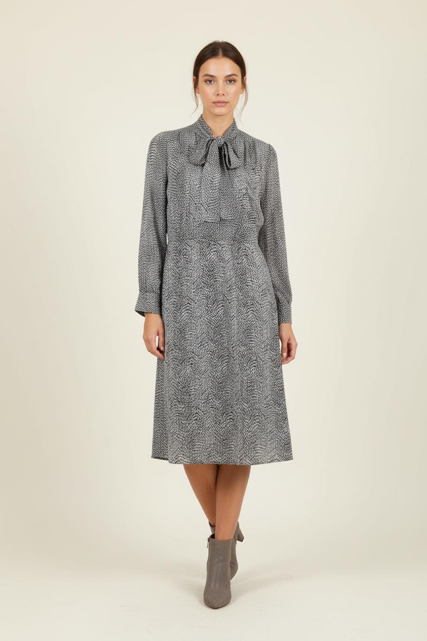 Robe Longue Noire et Blanche - Taille XL/42