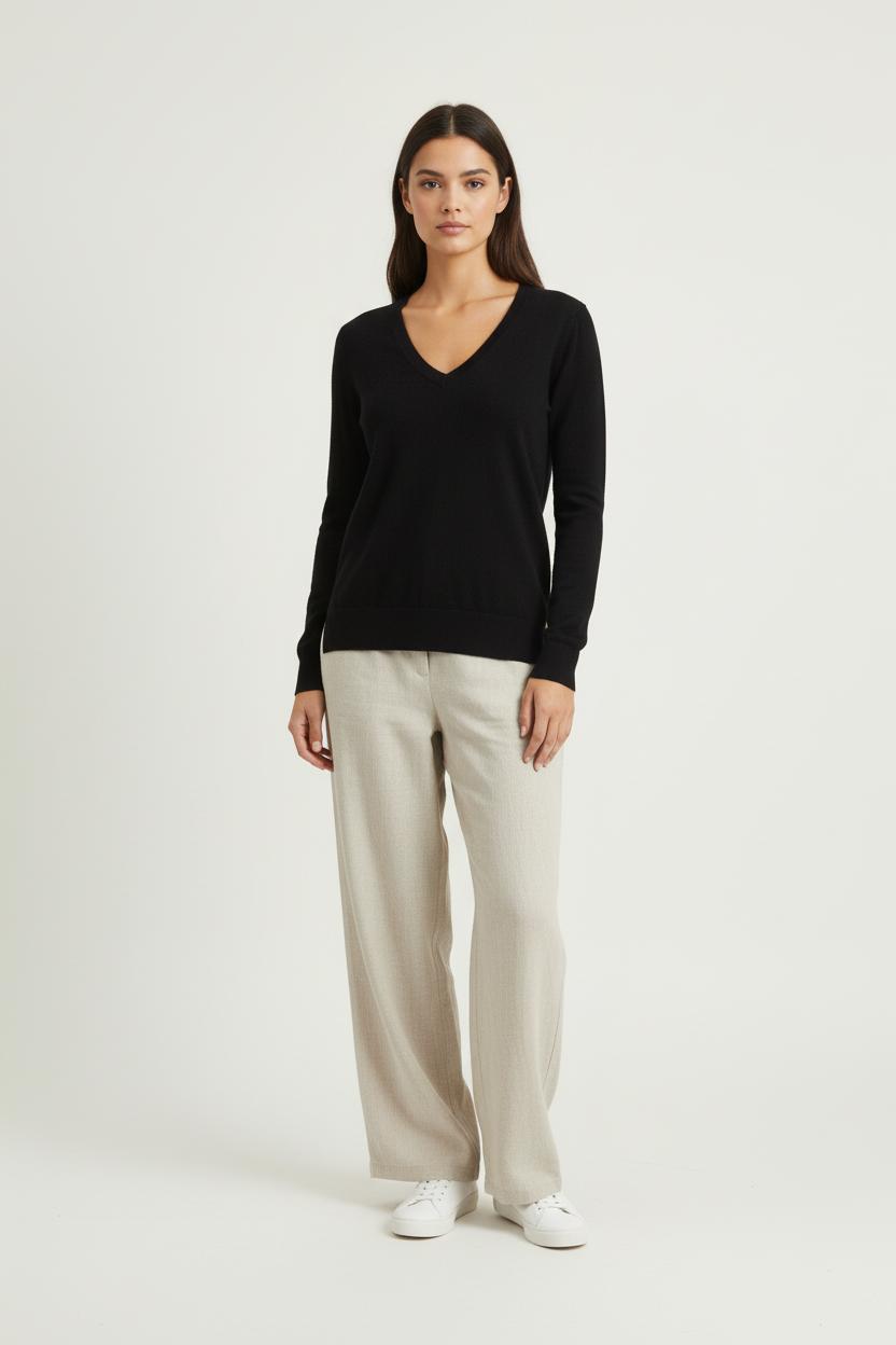 Pull Noir - Taille S/36