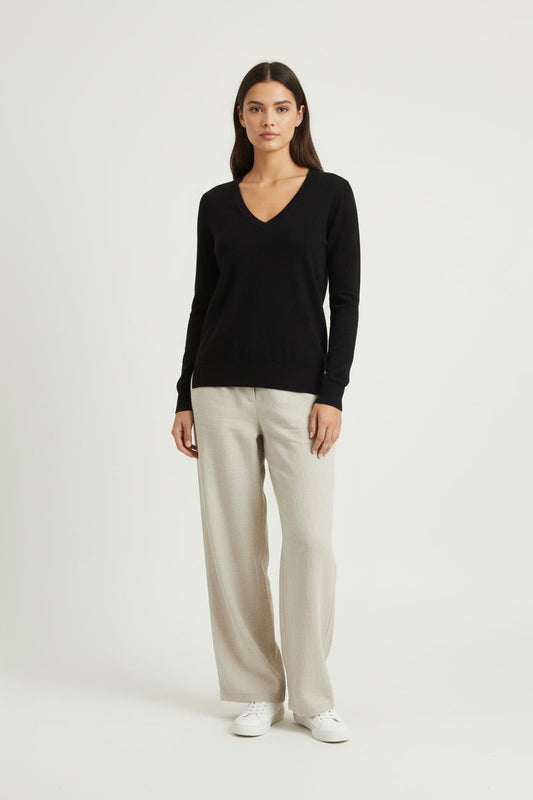 Pull Noir - Taille S/36