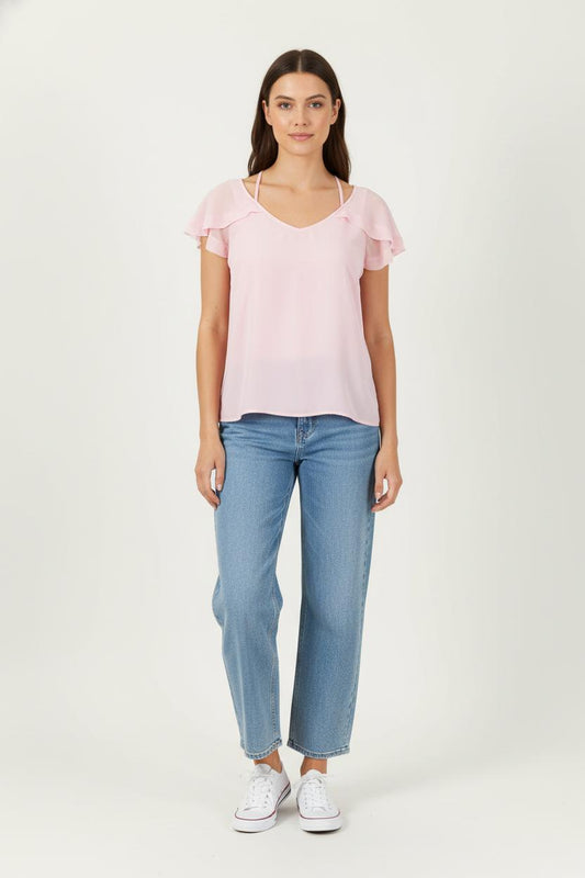 Blouse Rose - Taille S/36