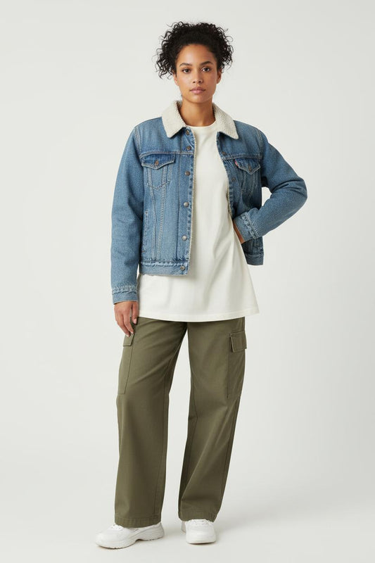 Gilet En Jean Bleu - Taille S/36