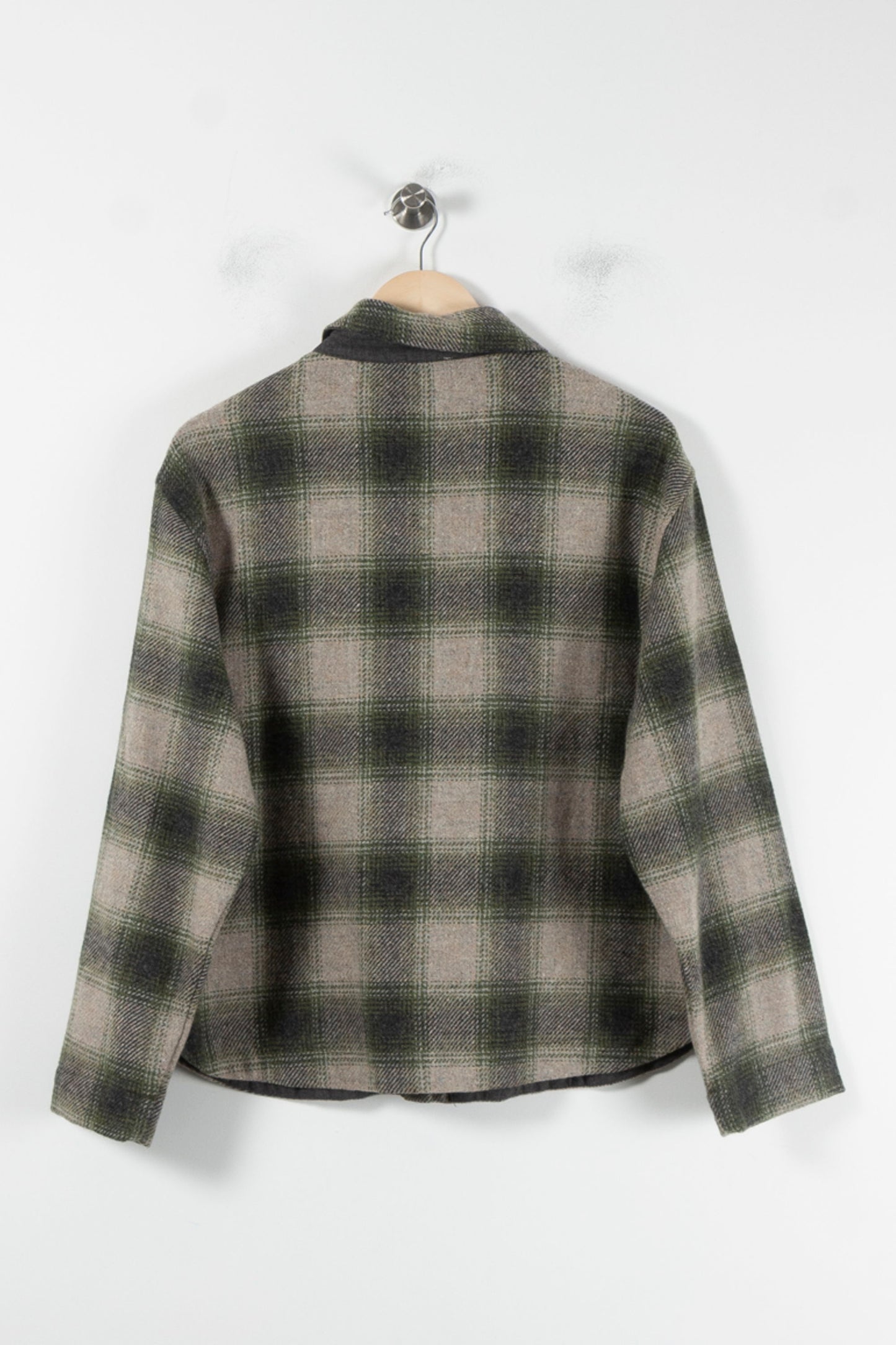 Surchemise Beige et Verte - Taille L/40