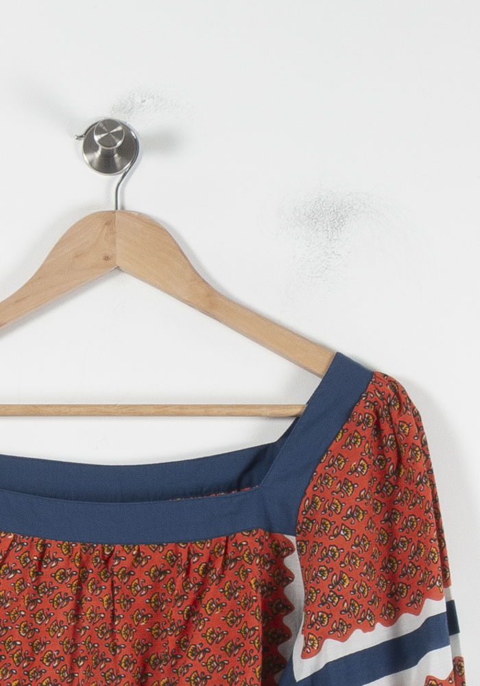 Blouse Rouge et Bleu - Taille XL/42