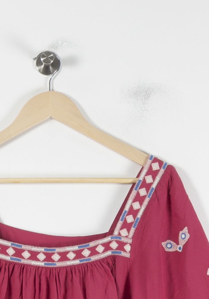 Blouse Rose et Bleu - Taille L/40