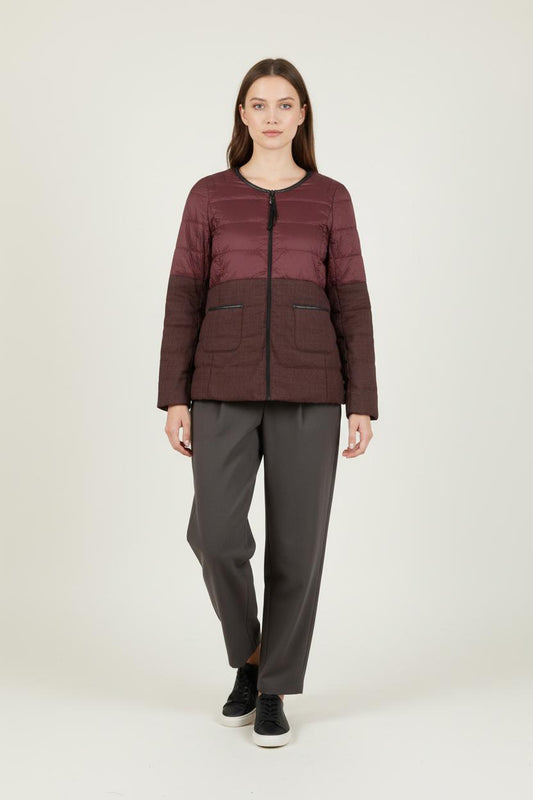 Veste Bordeaux et Marron - Taille S/36