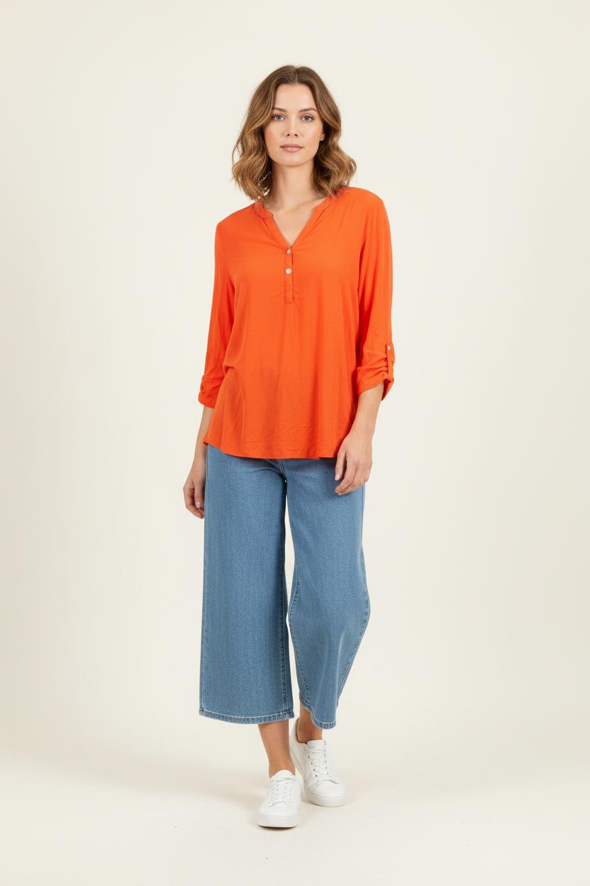 Blouse Orange - Taille L/40