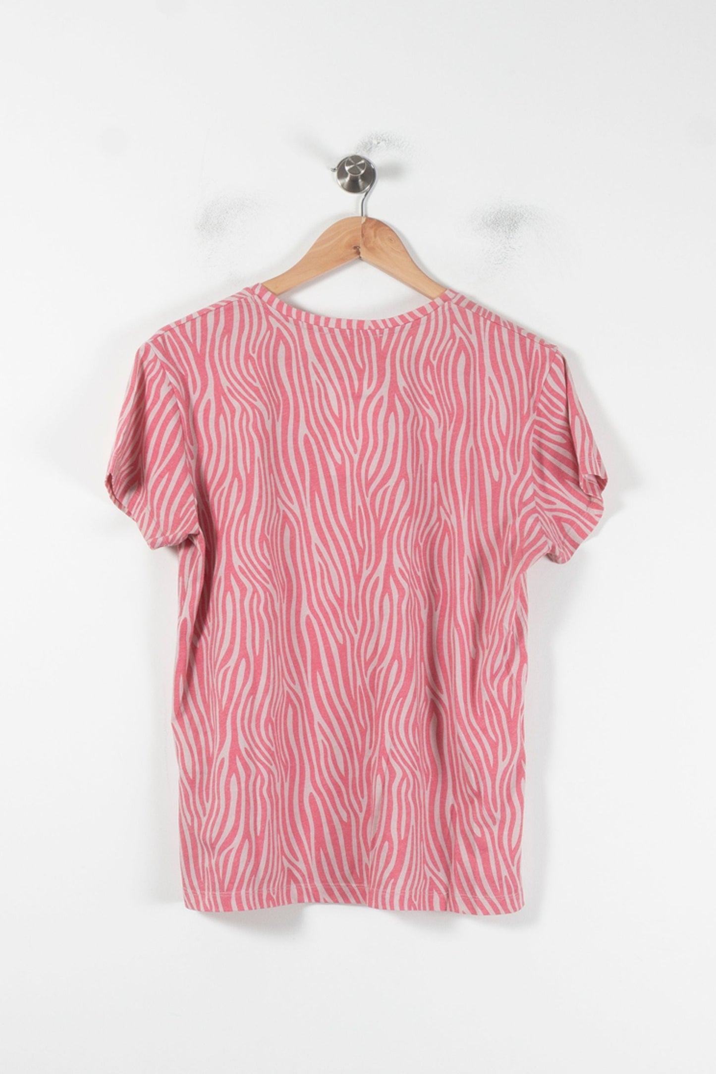 Tee-shirt Rose et Blanc - Taille XL/42