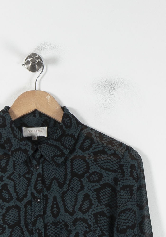 Chemise Verte et Noire - Taille M/38