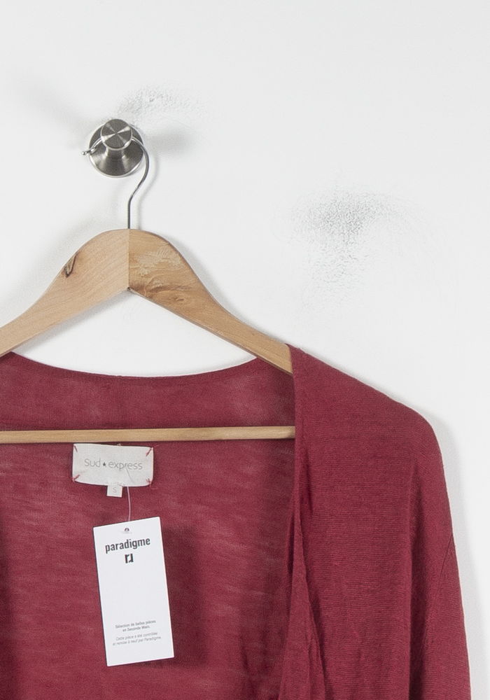 Cardigan Bordeaux - Taille S/36