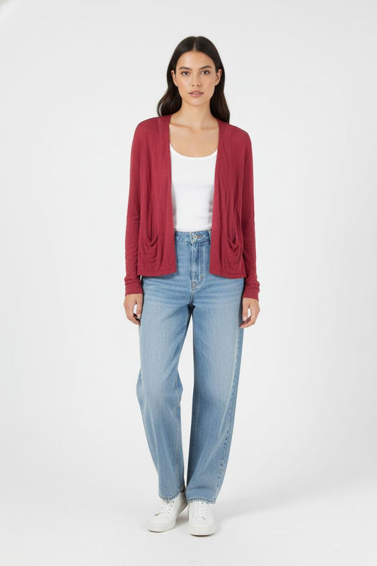 Cardigan Bordeaux - Taille S/36