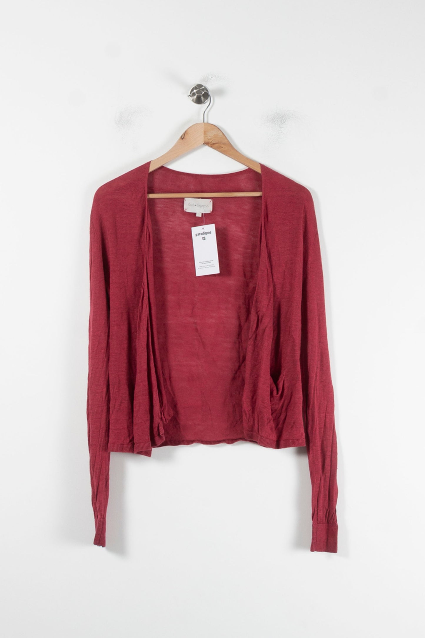 Cardigan Bordeaux - Taille S/36