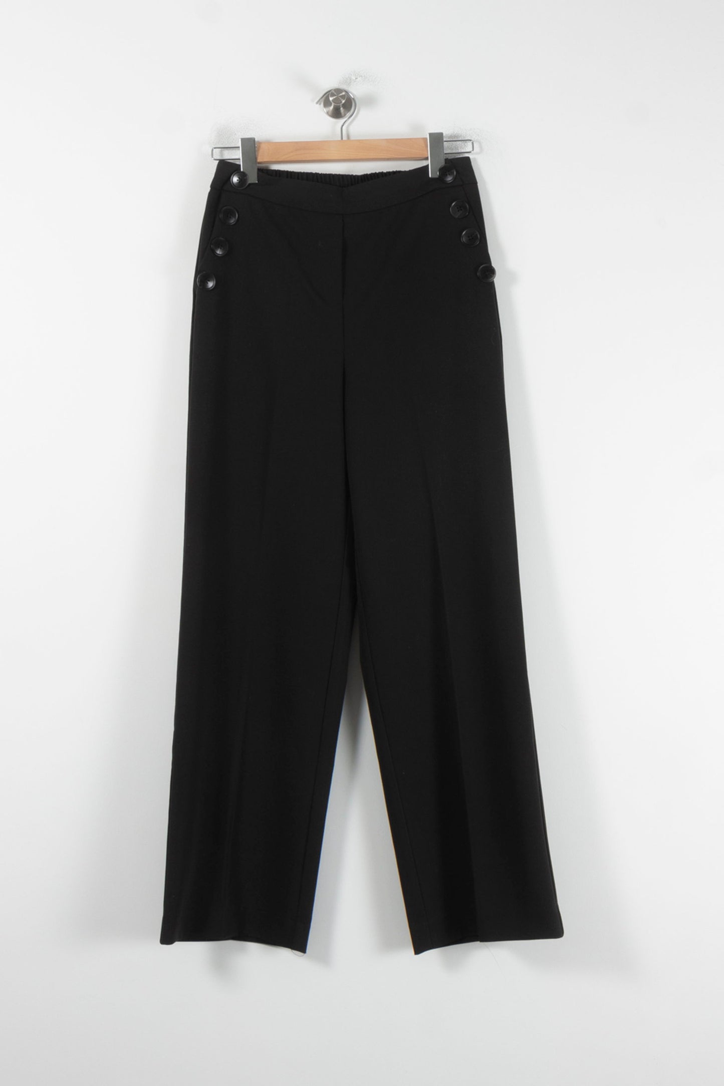 Pantalon Large Noir - Taille S/36