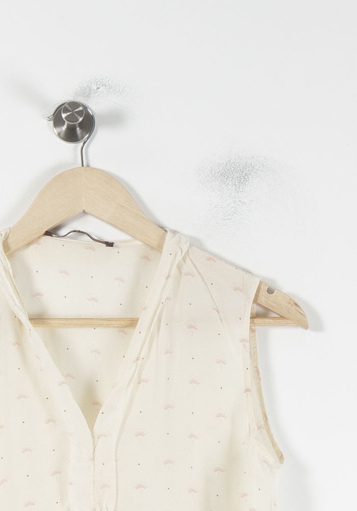 Blouse Écrue et Rose - Taille M/38