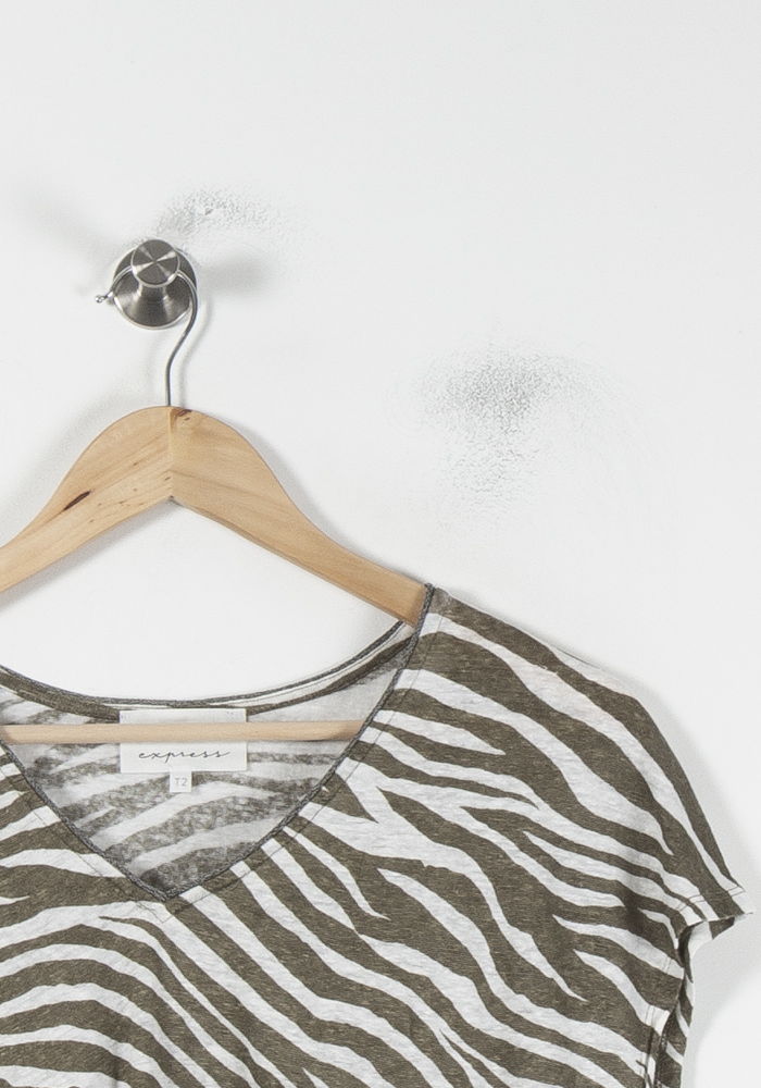 Tee-shirt Vert et Blanc - Taille M/38