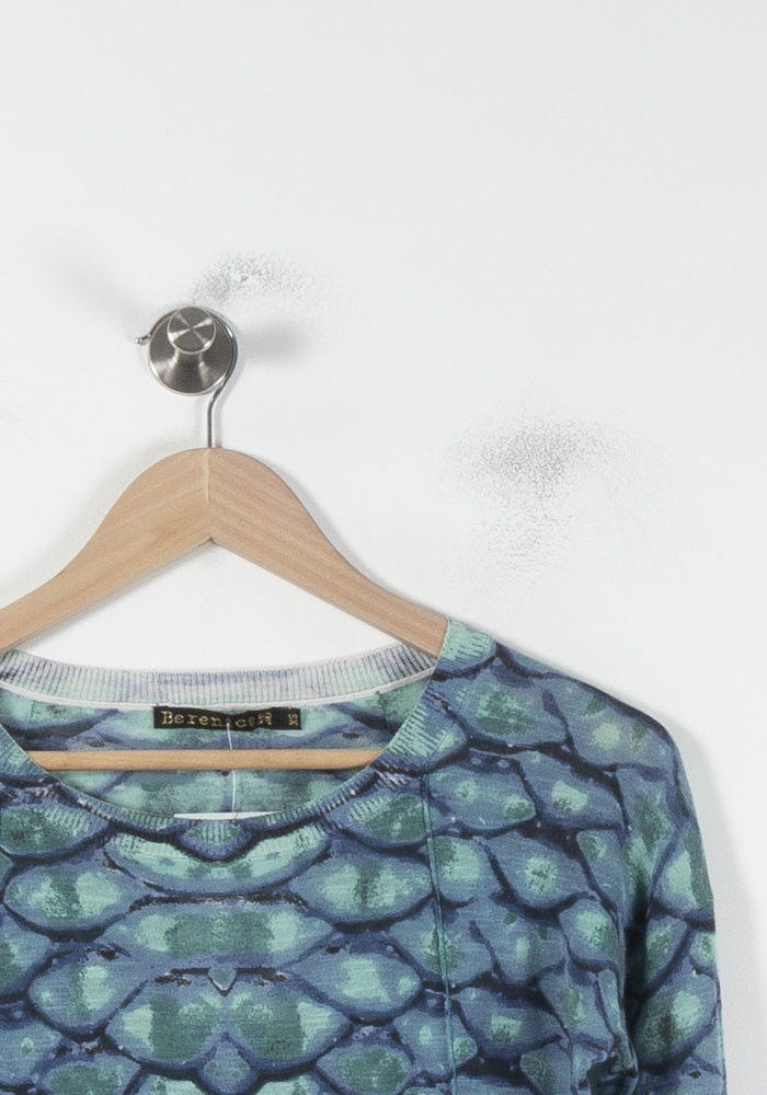 Tee-shirt Manches Longues Bleu - Taille XS/34