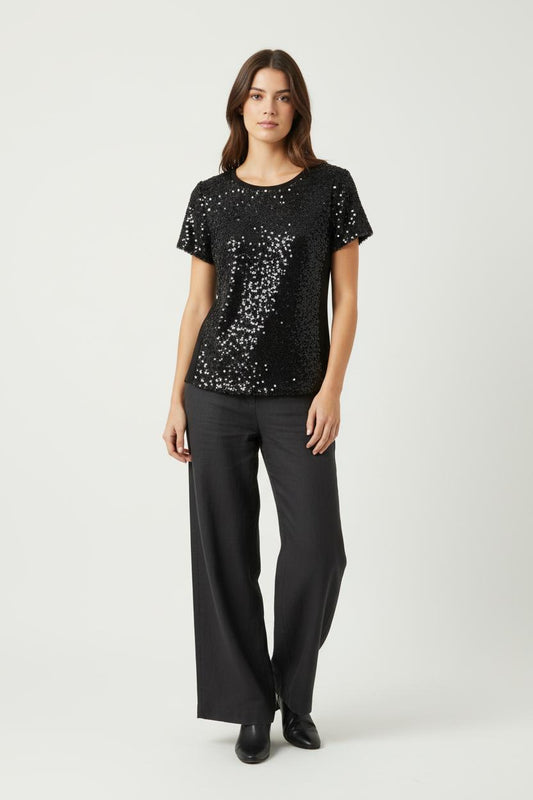 Blouse Noire - Taille S/36