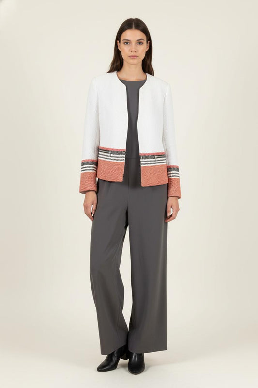 Veste Beige et Orange - Taille L/40