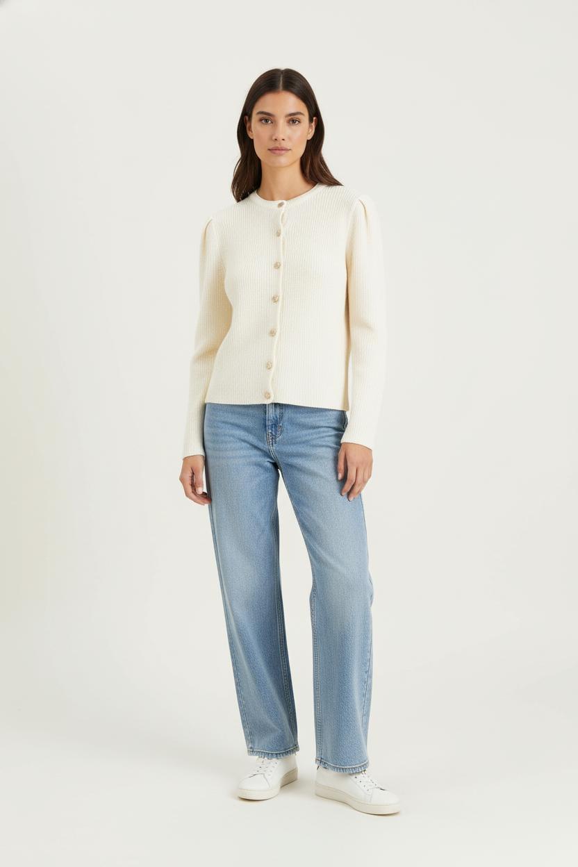 Cardigan Blanc - Taille XS/34