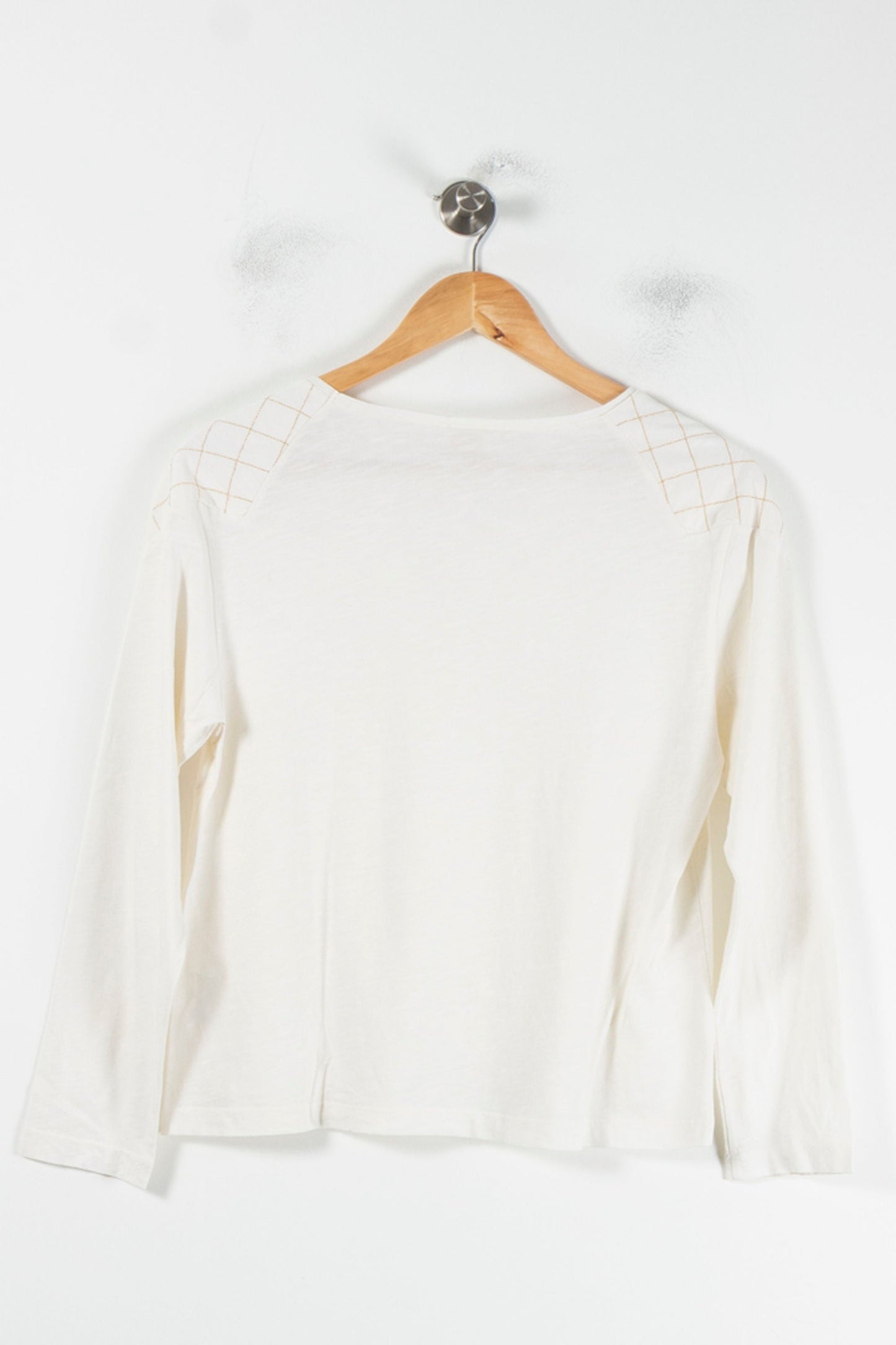 Tee-shirt Manches Longues Blanc - Taille XS/34