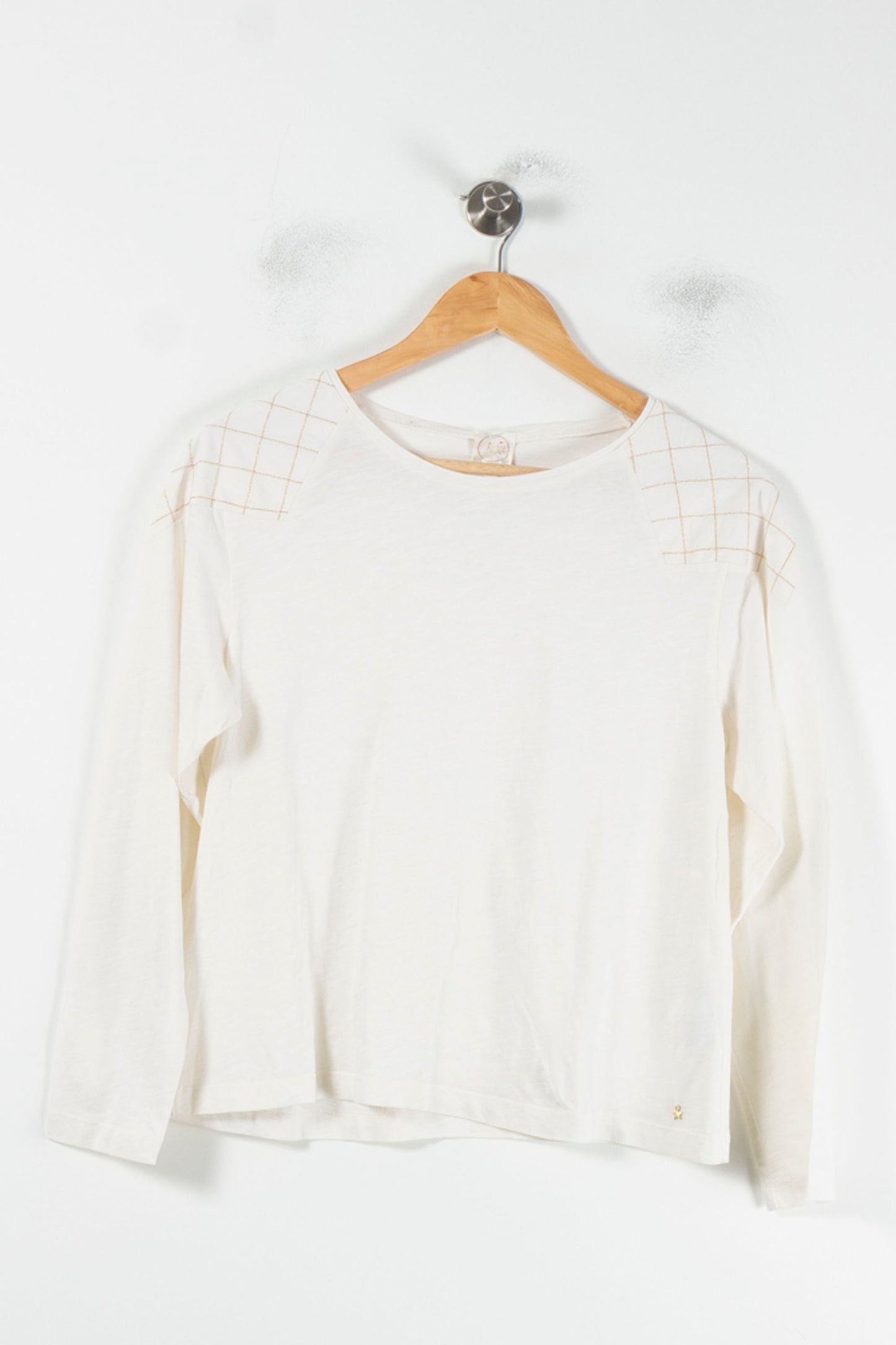 Tee-shirt Manches Longues Blanc - Taille XS/34