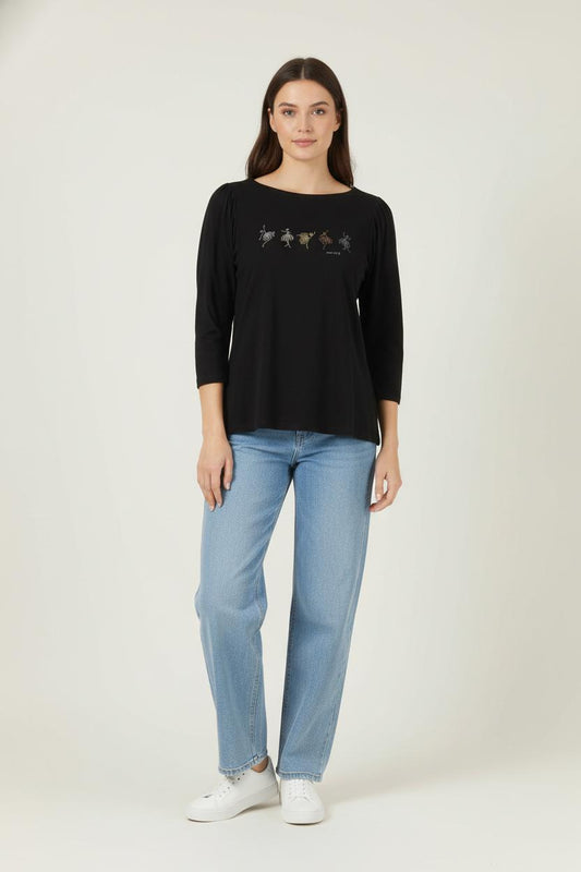 Tunique Noire - Taille XS/34