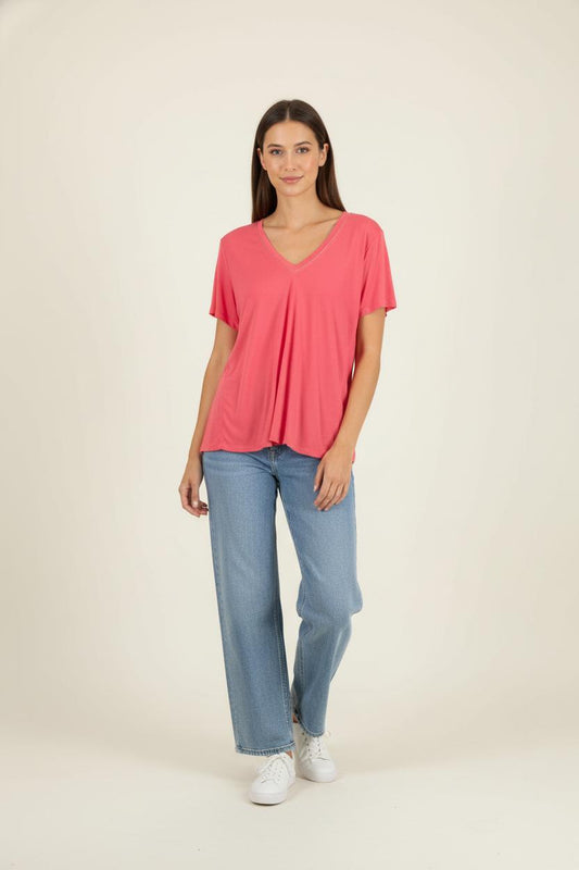 Tee-shirt Rose - Taille L/40