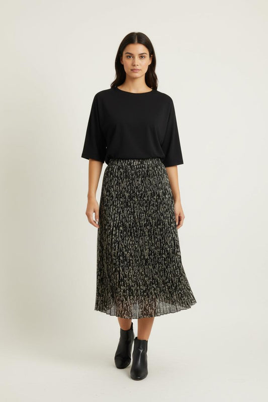 Jupe Longue Noire et Blanche - Taille M/38