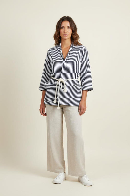 Veste Bleu et Blanc - Taille L/40