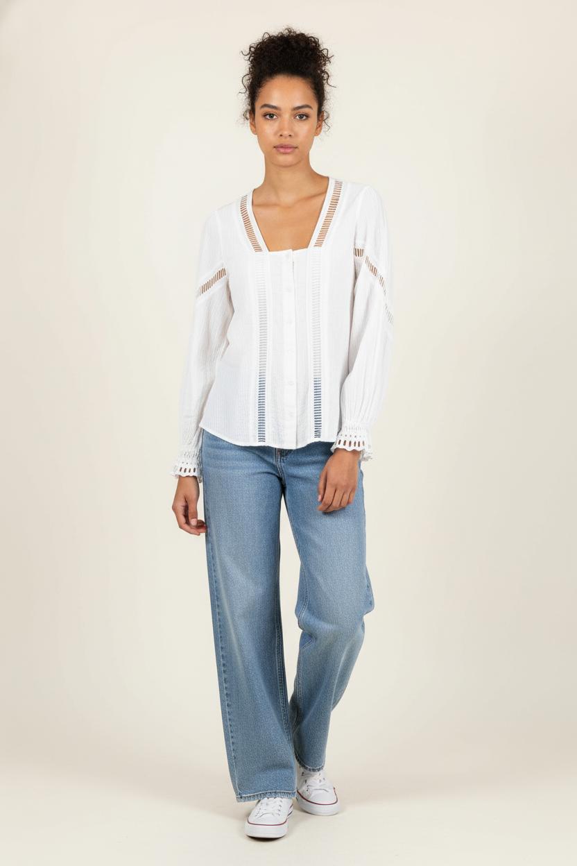 Blouse Blanche - Taille S/36