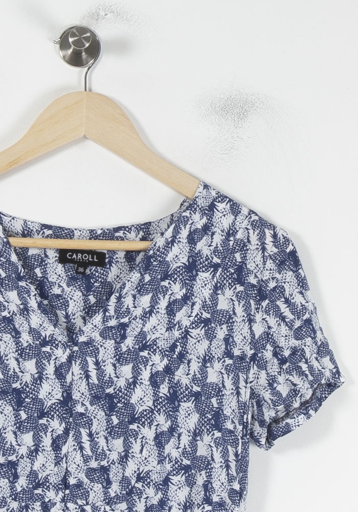 Blouse Bleu et Blanche - Taille S/36