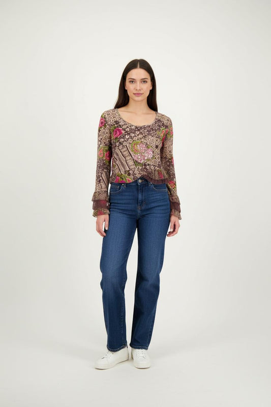 Blouse Multicolore - Taille M/38