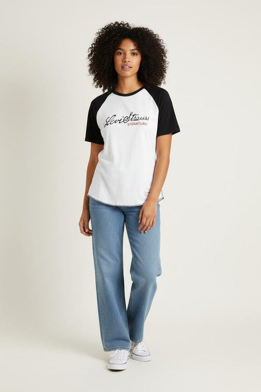 Tee-shirt blanc et noir - Taille XL/42